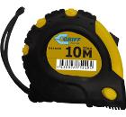 Рулетка GRIFF 10м х 25мм (10мх25мм с 3 фиксаторами, в обрезин. корпусе d135018)