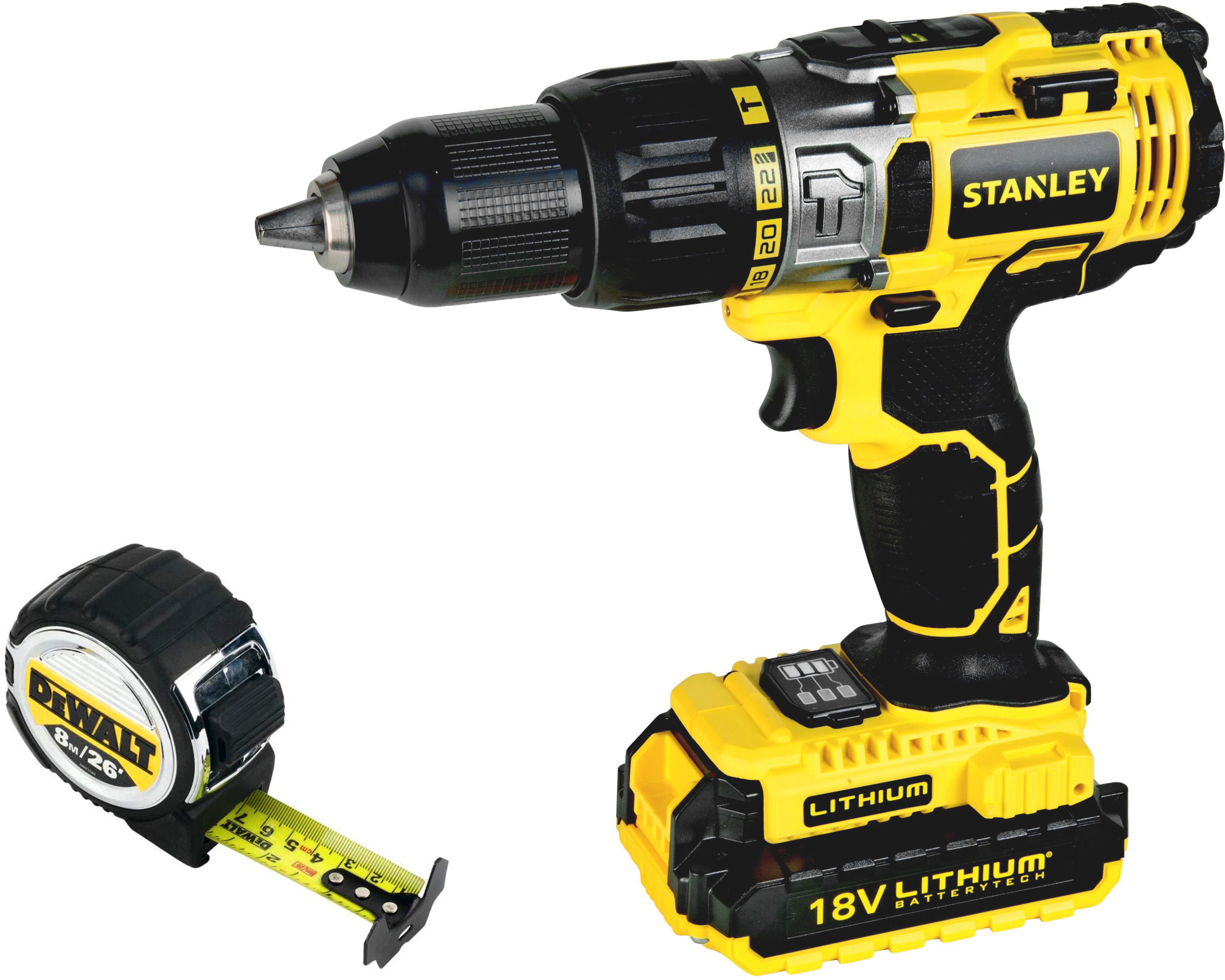 

Набор Stanley Дрель-шуруповерт stdc18lhbk-ru +Рулетка dwht033662, Дрель-шуруповерт stdc18lhbk-ru +Рулетка dwht033662