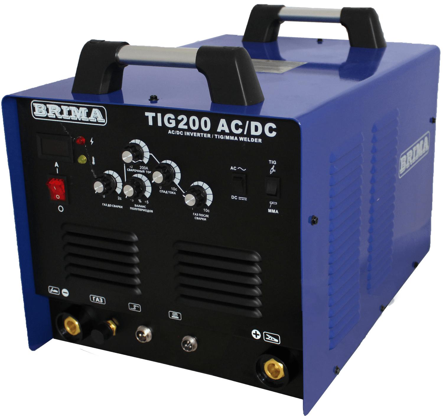 

Сварочный аппарат Brima Tig-200 ac/dc, Tig-200 ac/dc