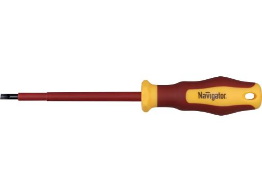 Изображение товара Отвертка диэлектрическая NAVIGATOR 71 950 5.5x125 проверена VDE
