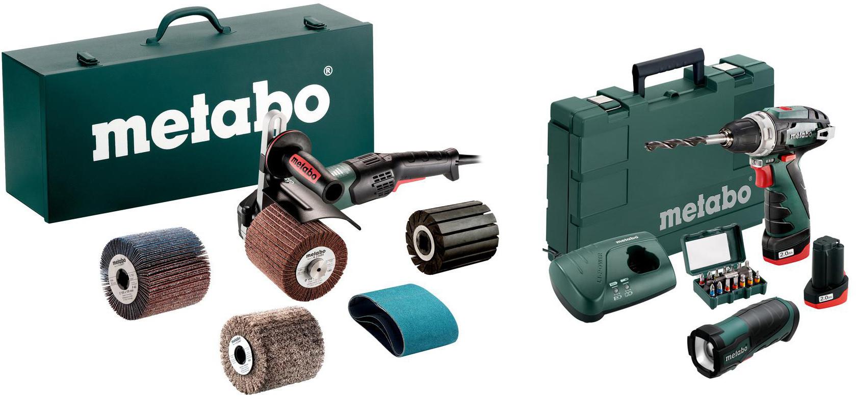 

Набор Metabo Машинка шлифовальная щеточная se 17-200 rt (602259500) +Дрель аккумуляторная 600080930, Машинка шлифовальная щеточная se 17-200 rt (602259500) +Дрель аккумуляторная 600080930