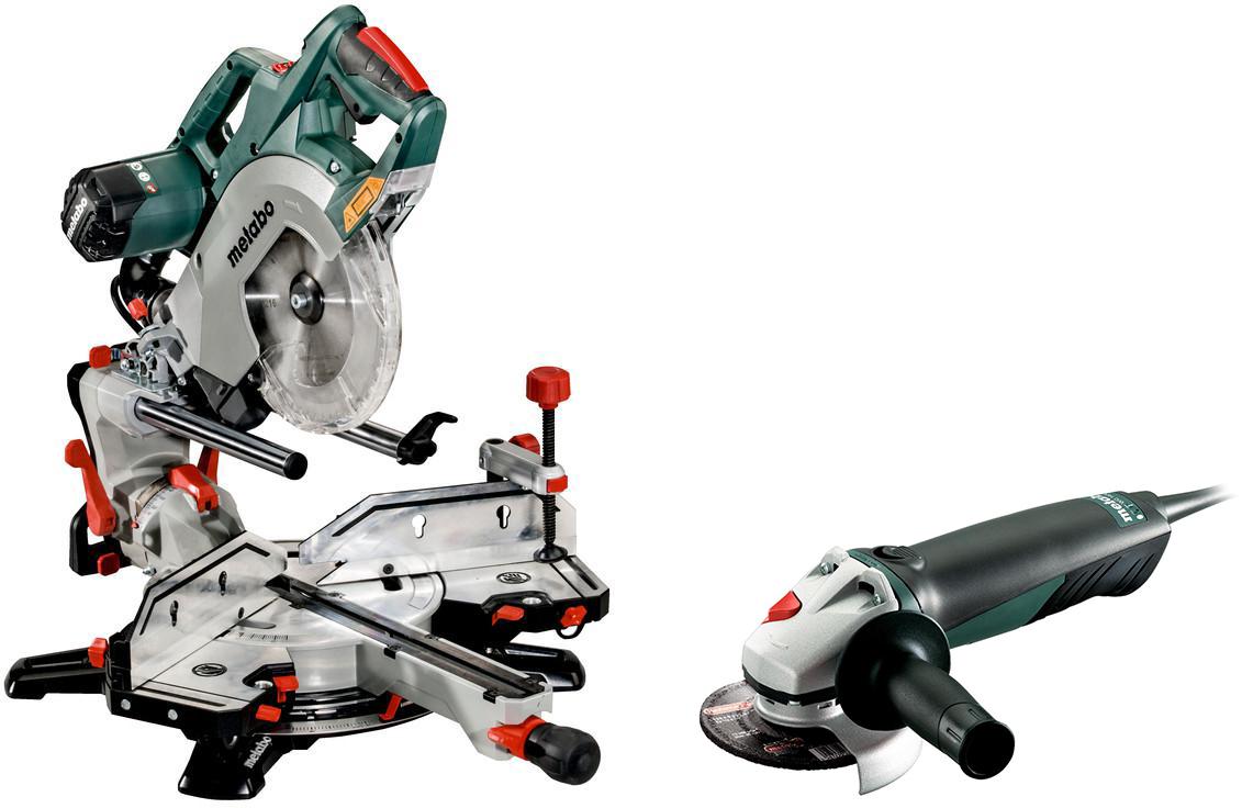 

Набор Metabo Пила торцовочная kgsv 72 xact sym (612216000) +УШМ (болгарка) wq 1400 (600346000), Пила торцовочная kgsv 72 xact sym (612216000) +УШМ (болгарка) wq 1400 (600346000)