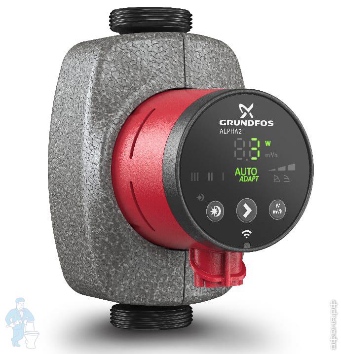 

Циркуляционный насос Grundfos Alpha2 25-60 n 99411424, Alpha2 25-60 n 99411424