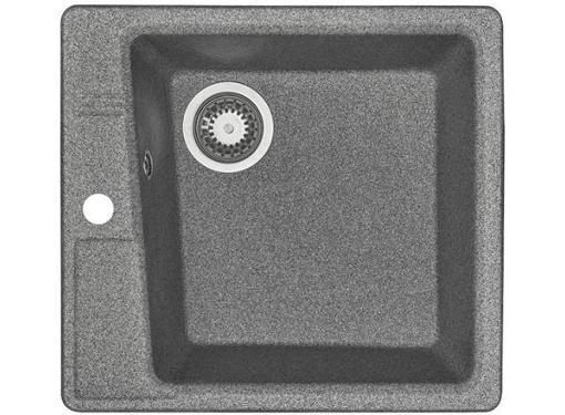 Изображение товара Кухонная мойка из литого мрамора АКВАТОН ПАРМА 1A713032PM230 серый с гарнитурой 51х47х17,5