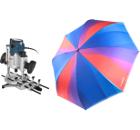 Набор BOSCH Фрезер BOSCH GMF 1600 CE L-BOXX (0601624002)+Зонт разноцветный Bosch 1619M00TT2