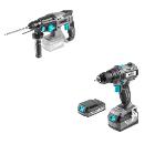 Набор HAMMER Дрель аккумуляторная ACD185Li 4.0 PREMIUM +Перфоратор PRT185Li PREMIUM