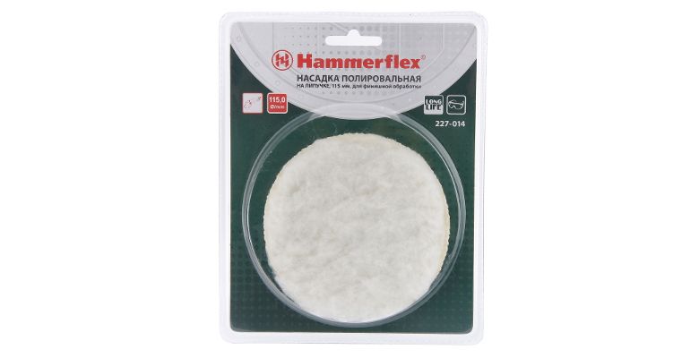 Круг полировальный HAMMER 115 мм (227-014) 1 шт.