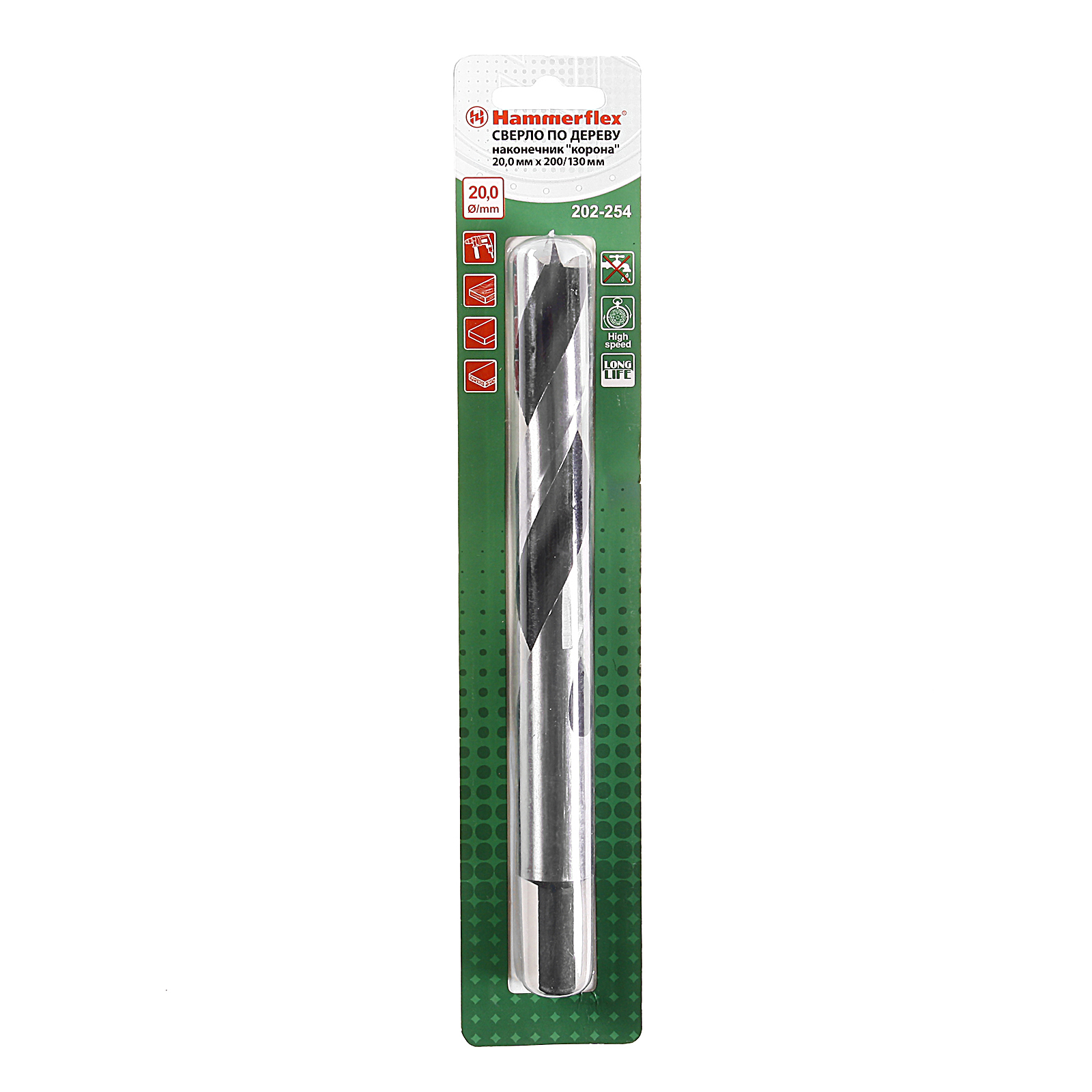 

Сверло по дереву Hammer 202-254 dr wd crown 20,0мм*200/140мм, 202-254 dr wd crown 20,0мм*200/140мм