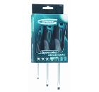 Набор отверток, 3 шт. GROSS 3 шт, SL S2, трехкомпонентная рукоятка