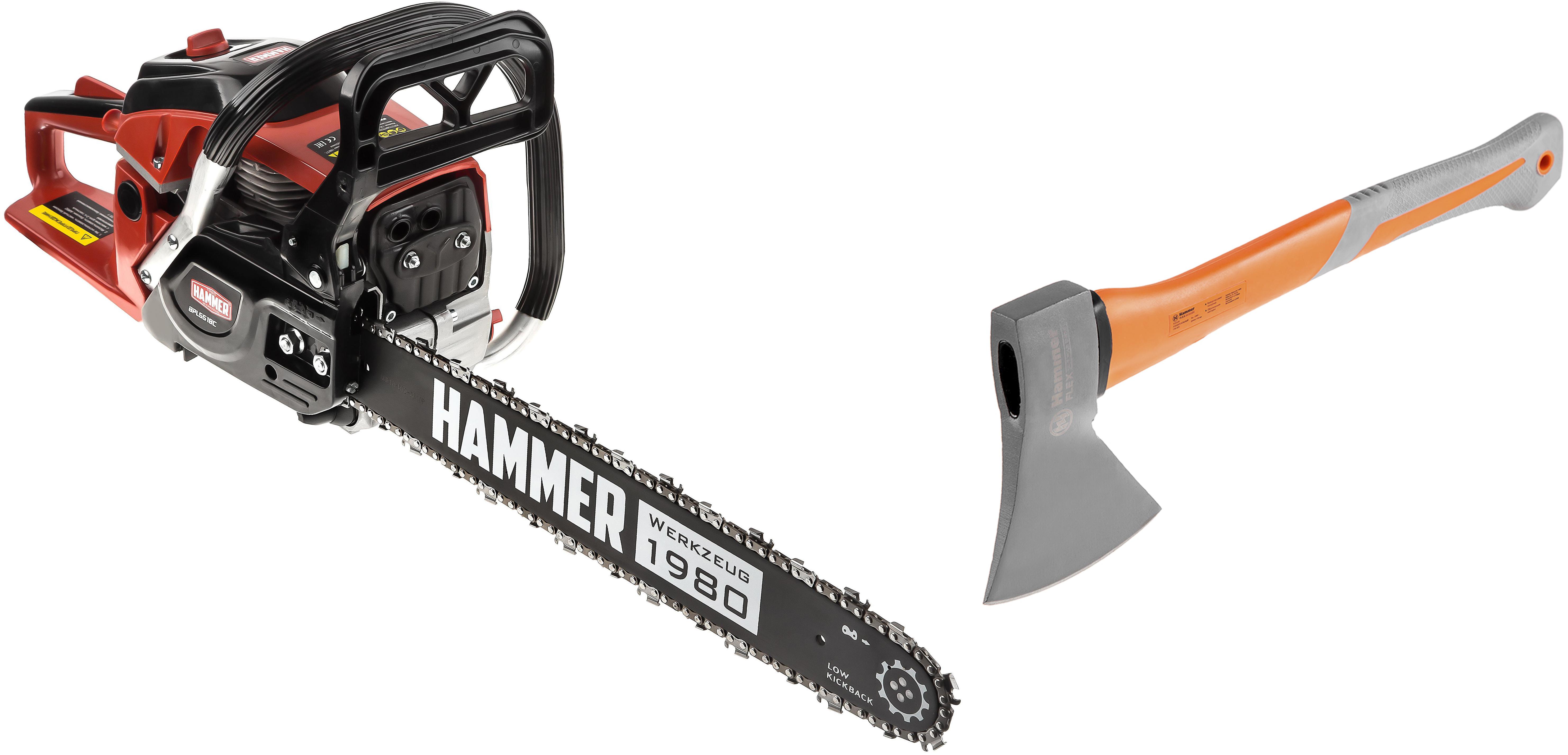 

Набор Hammer Бензопила bpl5518c +Топор 1000г, 430мм, Бензопила bpl5518c +Топор 1000г, 430мм