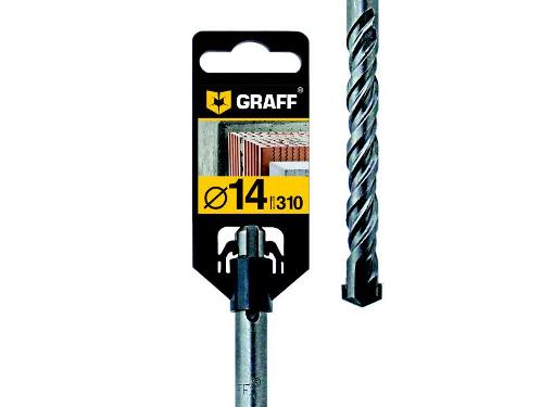 Изображение товара Бур GRAFF Ф14х310мм SDS Plus для бетона кирпича и ПГС