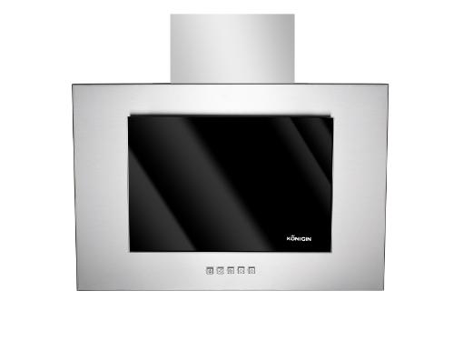 Изображение товара Кухонная вытяжка KONIGIN Neo Inox Black 50 наклонная стильная