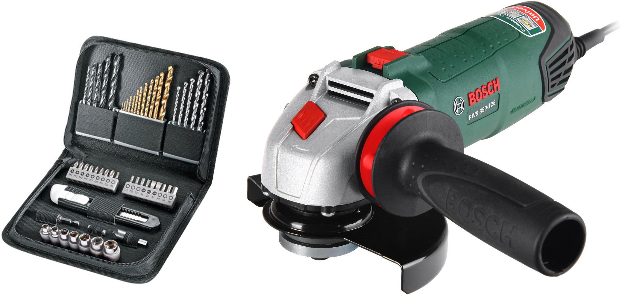 

Набор Bosch УШМ (болгарка) pws 850-125 (0.603.3a2.720) +Набор бит и сверл 1619gx1400, УШМ (болгарка) pws 850-125 (0.603.3a2.720) +Набор бит и сверл 1619gx1400