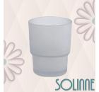 Настольный стакан SOLINNE 2546.144 стекло, белый матовый