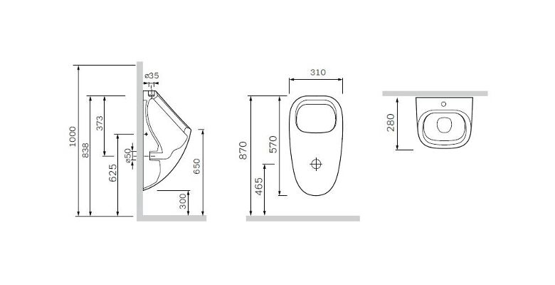 Писсуар AM PM C707006WH