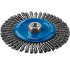 Кордщетка ЗУБР плоская 150мм для УШМ витая сталь (35192-150_z02)