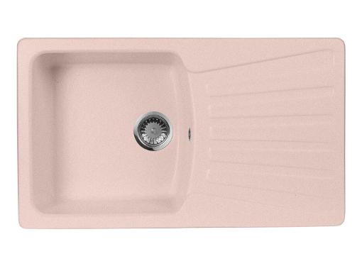 Изображение товара Кухонная мойка AquaGranitEx M-12 315 розовая встраиваемая из искусственного мрамора