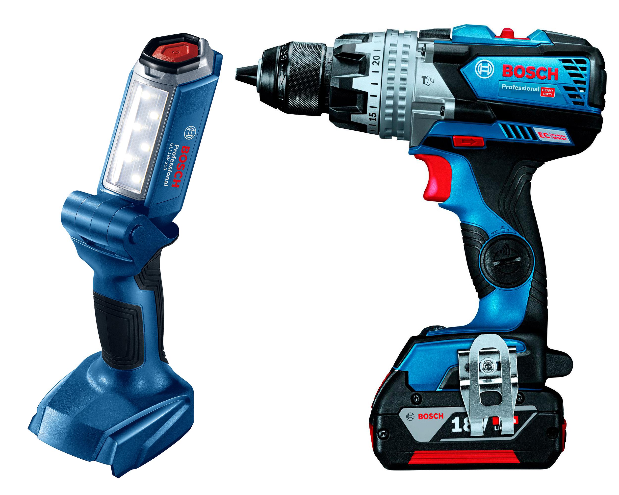

Набор Bosch Дрель аккумуляторная gsr 18v-85 c (06019g0100) +Фонарь gli 18v-300 (0.601.4a1.100, Дрель аккумуляторная gsr 18v-85 c (06019g0100) +Фонарь gli 18v-300 (0.601.4a1.100)