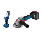  BOSCH  () GWS 18V-10 C (06019G310D) + GLI 18V-300 (0.601.4A1.100)
