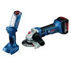 Изображение товара Аккумуляторная углошлифмашина BOSCH GWS 18 V-LI 115 мм с набором