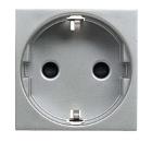 Изображение товара Механизм розетки ABB N2288 PL Zenit 16А 250В серебристый