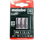 Набор бит METABO PH1 25мм (628537000)
