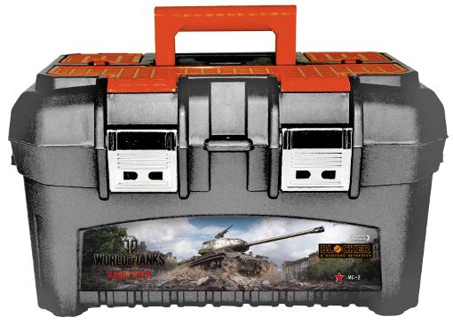 Изображение товара Ящик для инструментов BLOCKER BR5015 World of Tanks 19.5'' – прочный и надежный пластиковый ящик с 