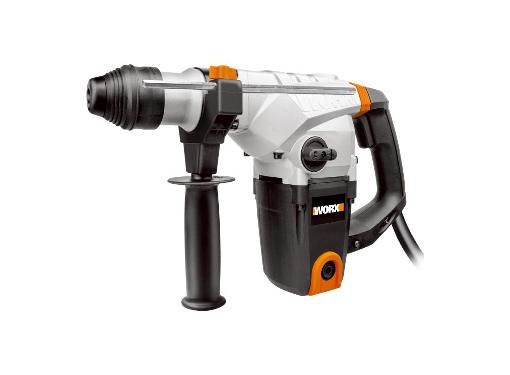 Изображение товара Перфоратор WORX WX333 сетевой 1250 Вт для сверления и долбления с комплектом аксессуаров