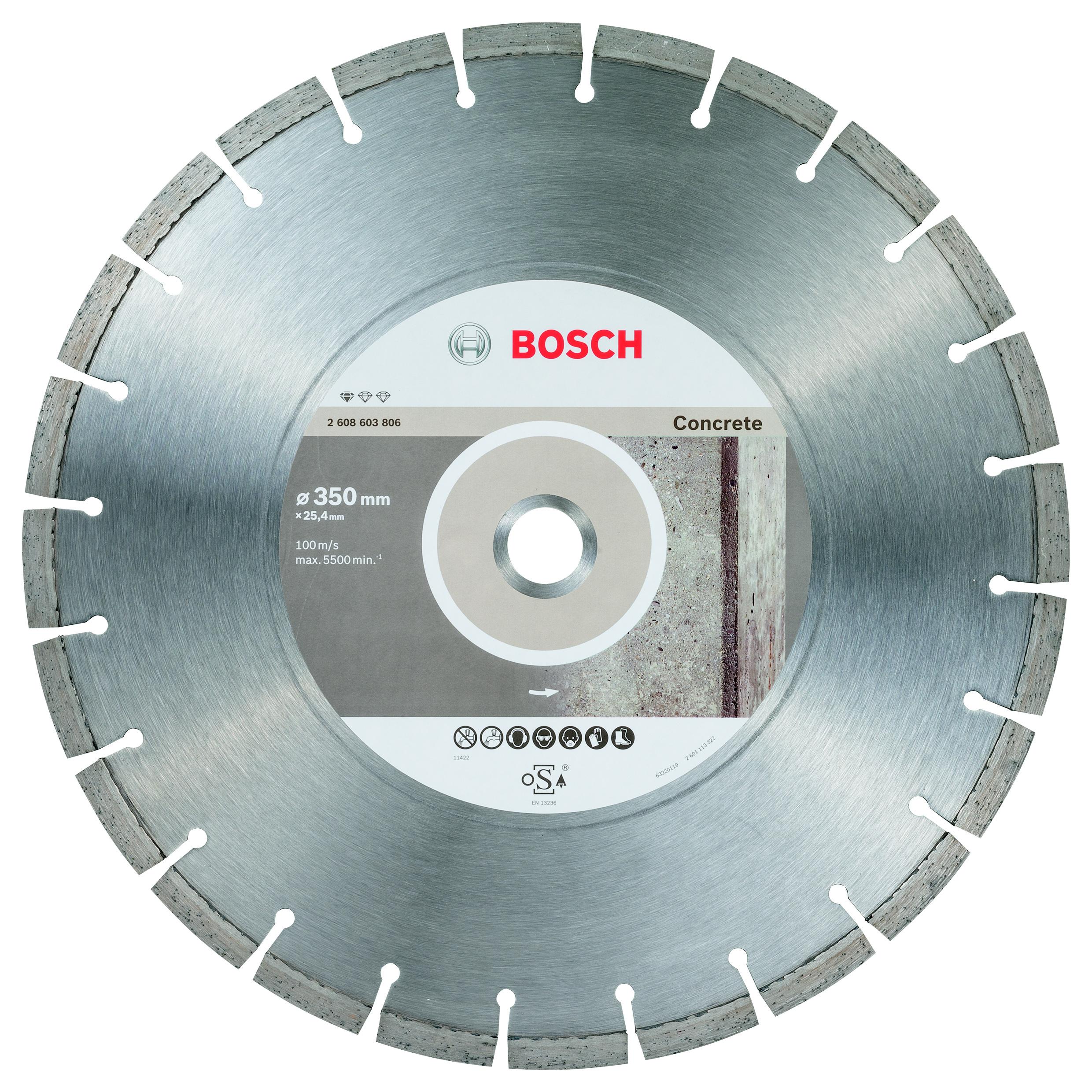 

Круг алмазный Bosch Ф350х25.4мм по асфальту (2.608.603.806 standard for concrete, Ф350х25.4мм по асфальту (2.608.603.806 standard for concrete)