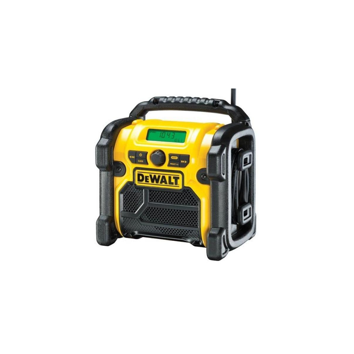 Строительное радио. Радиоприемник li-ion противоударный DEWALT dcr020-qw [12/14,4/18/220в; DAB+/fm; Bluetooth]. Зарядное устройство ДЕВОЛТ dcr020. Опрыскиватель аккумуляторный DEWALT 2023. Портативная колонка DEWALT.