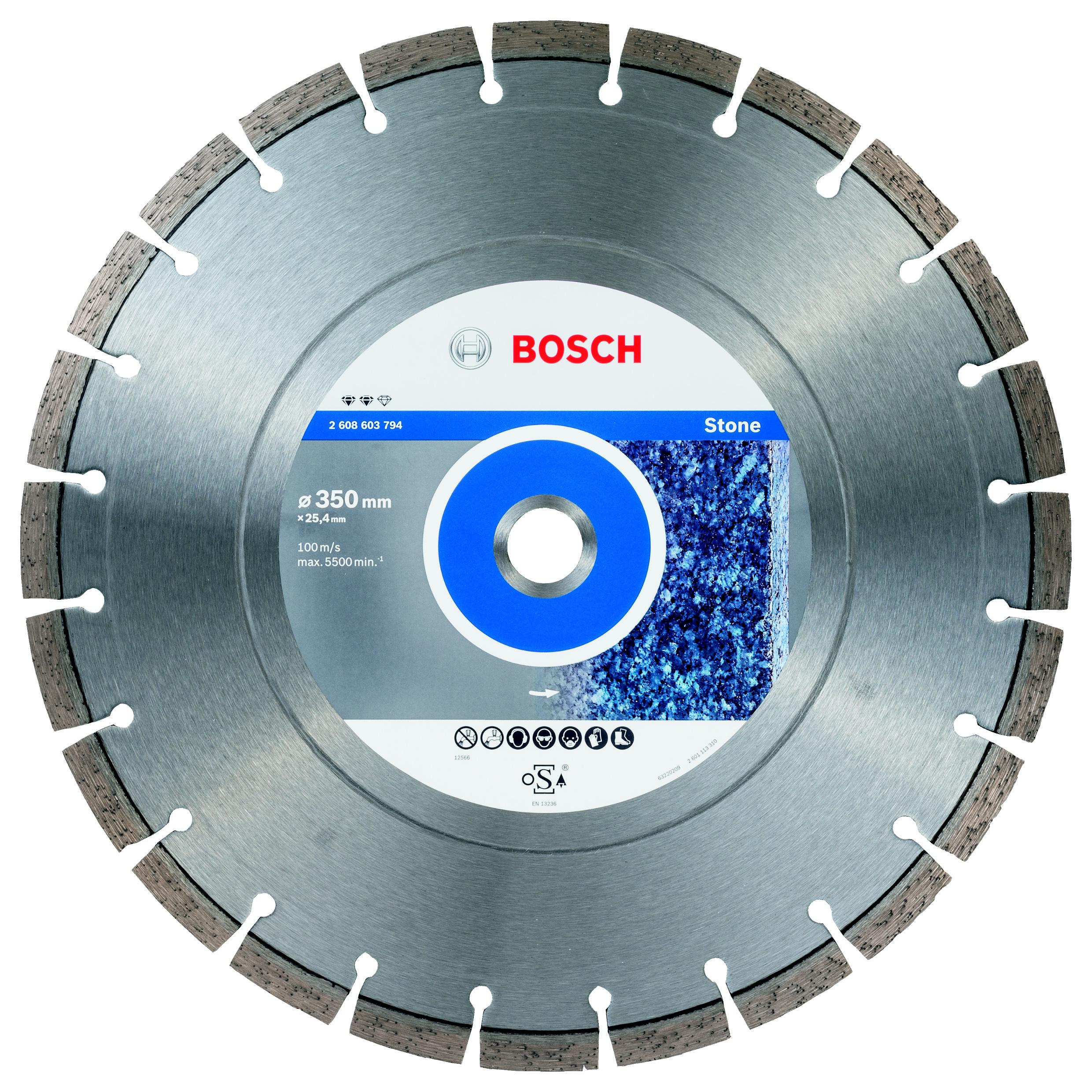 

Круг алмазный Bosch Ф350х25.4мм по камню (2608603794 expert for stone, Ф350х25.4мм по камню (2608603794 expert for stone)