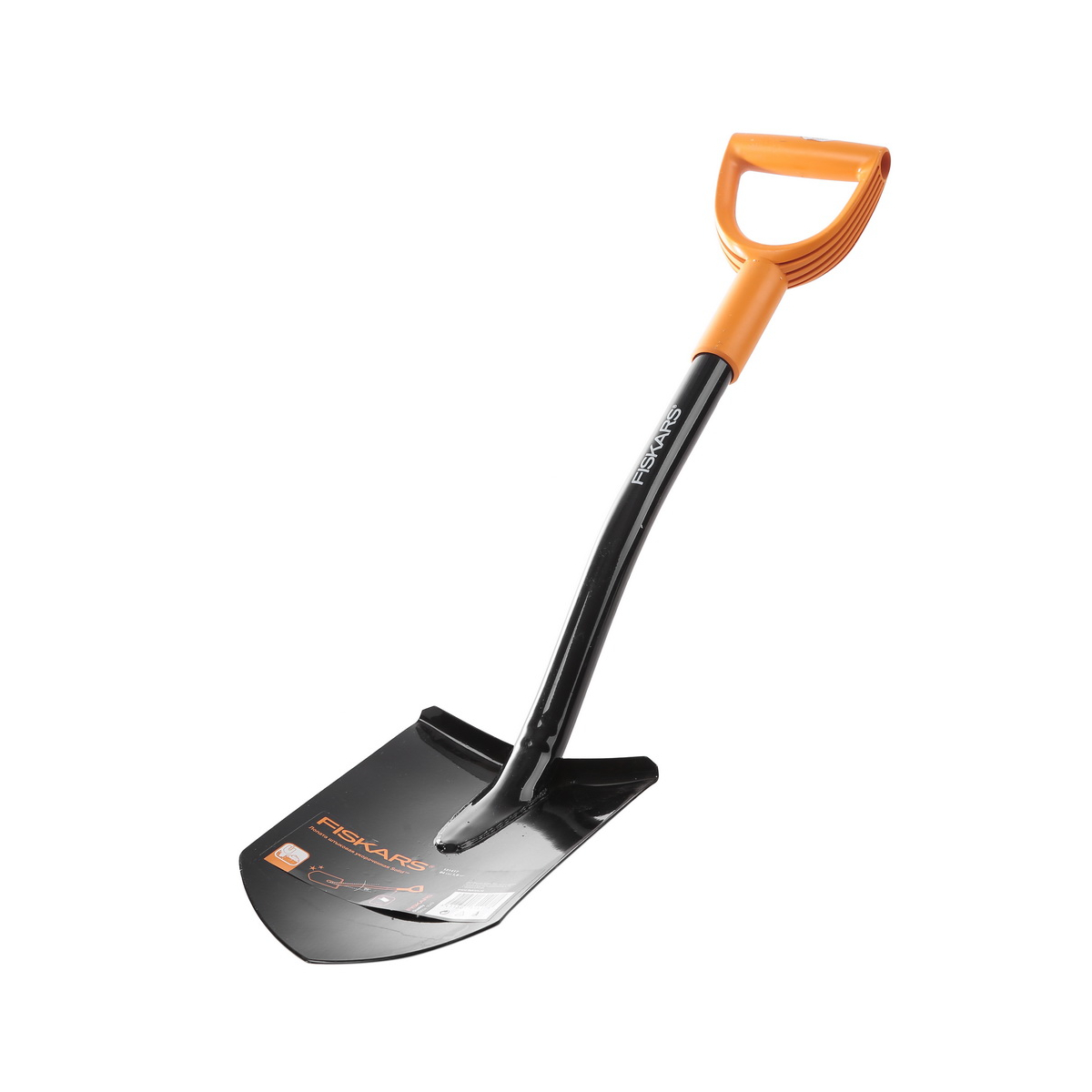 Лопата штыковая укороченная Fiskars 131417 - цена, отзывы, фото - купить в  Москве, СПб и РФ