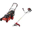 Газонокосилка бензиновая HAMMER KMT145SC +Мотокоса MTK330