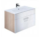 Тумба для ванной комнаты с раковиной IDDIS Mirro 80 см MIR80W2i95K