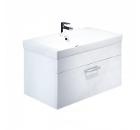 Подвесная тумба с раковиной IDDIS New Mirro 80 см NMIR80Wi95K