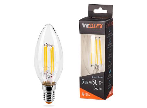 Изображение товара LED лампа WOLTA FILAMENT 25SCFT5E14 5Вт E14 нейтральный белый
