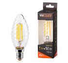 Изображение товара LED лампа filament 5 Вт E14 теплый свет 3000K высокой яркости
