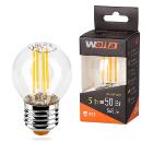 Изображение товара LED лампа WOLTA G45 5W E27 теплый свет 3000K 545Лм 10 шт