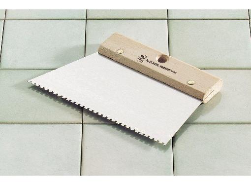 Изображение товара Зубчатый шпатель для клея Loutil Parfait 562420, сталь, 200 мм, Германия