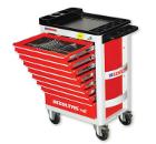 Изображение товара Инструментальная тележка IZELTAS PRO-8 с 8 выдвижными ящиками, зеленая