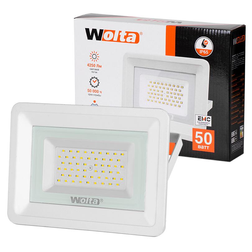 фото Прожектор светодиодный wolta wfl-50w/06w