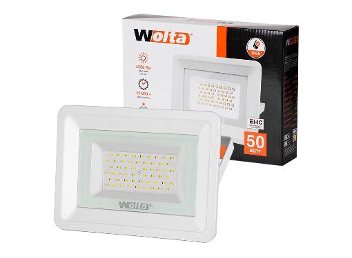 Изображение товара Светодиодный прожектор WOLTA WFL-50W/06W IP65 4250Лм 5500K для улицы