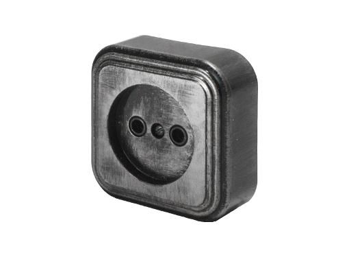 Изображение товара Розетка Duwi Palazzo Vintage 26445 3 серебро IP20 1-местная для открытой установки