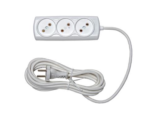 Изображение товара Бытовой удлинитель RUCELF RU-03-210-07S 3 гнезда ПВС 7 м без заземления