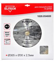 ELITECH Ф305х30мм 48зуб. (1820.054600)