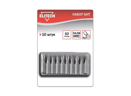 Изображение товара Набор бит ELITECH T20 50мм (1820.072900)