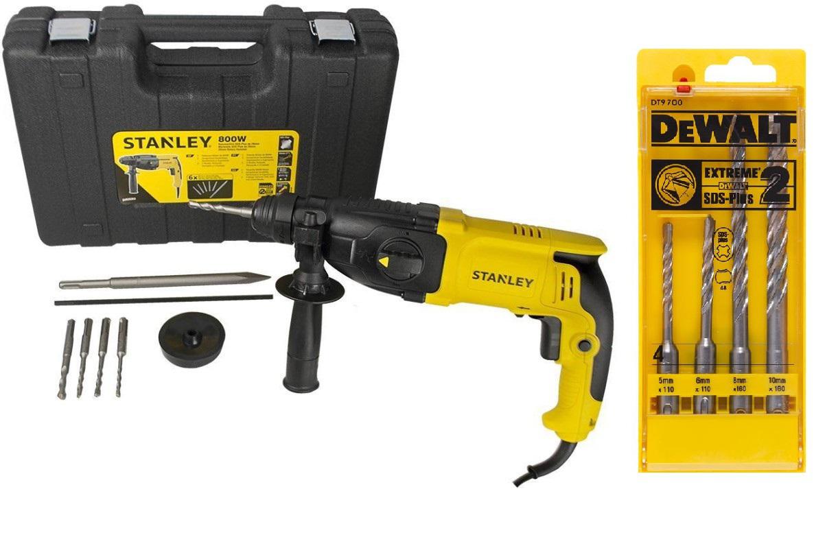 

Набор Stanley Перфоратор shr263ka-ru +Набор буров dt9700qz, Перфоратор shr263ka-ru +Набор буров dt9700qz