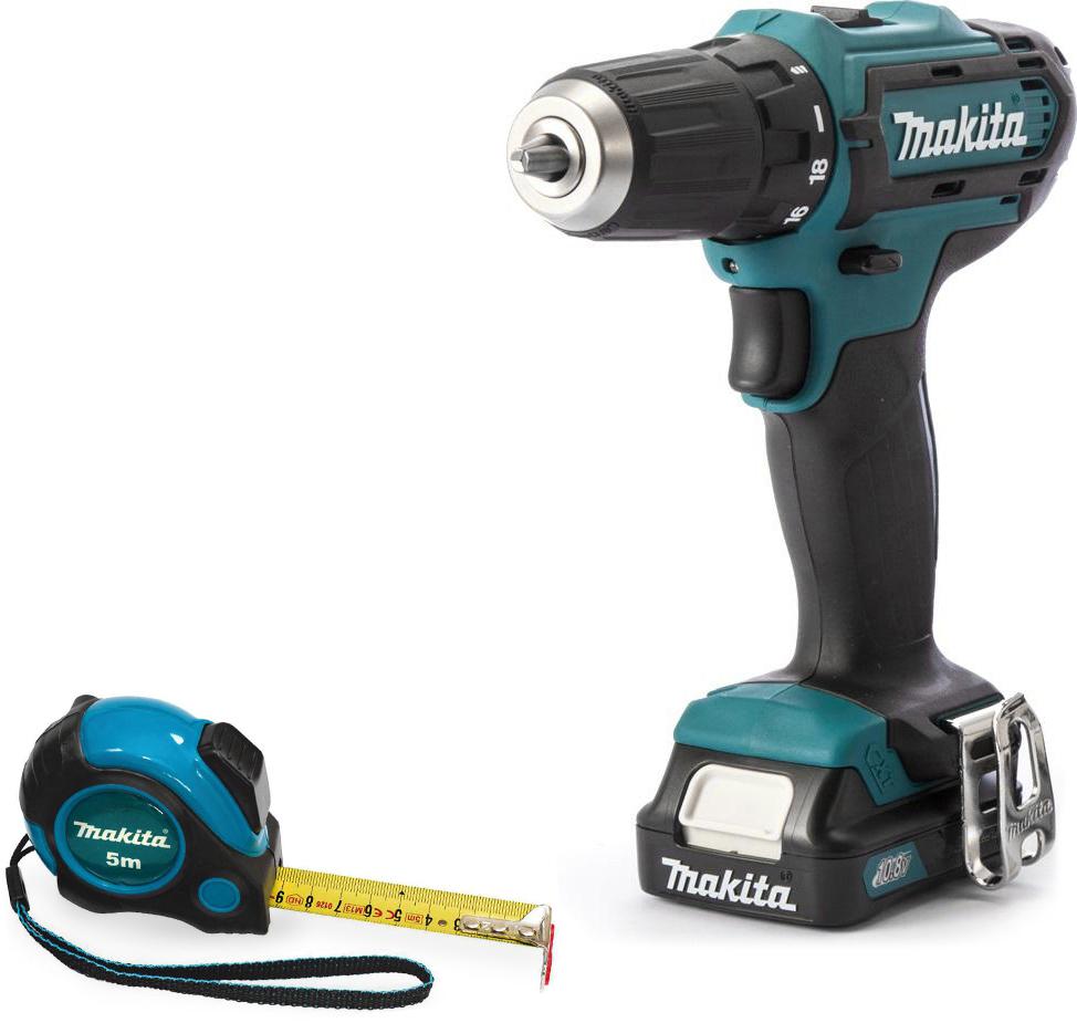 

Набор Makita Дрель-шуруповерт df333dwae +Рулетка pgc-80520, Дрель-шуруповерт df333dwae +Рулетка pgc-80520