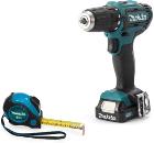 Набор MAKITA Дрель-шуруповерт DF333DWME +Рулетка PGC-80520