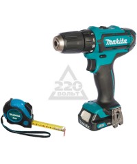 Набор MAKITA Дрель-шуруповерт DF331DWYE +Рулетка PGC-80520 Набор MAKITA Дрель-шуруповерт DF331DWYE +Рулетка PGC-80520